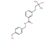 N-[4-(hydroxymethyl)benzyl]-3-(3-hydroxy-3-methylbutyl)benzamide