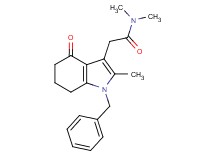 2-(1-benzyl-2-methyl-4-oxo-4,5,6,7-tetrahydro-1H-indol-3-yl)-N,N-dimethylacetamide