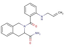 2-[2-(allylamino)benzoyl]-1,2,3,4-tetrahydroisoquinoline-3-carboxamide