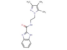 N-[2-(3,4,5-trimethyl-1H-pyrazol-1-yl)ethyl]-1H-benzimidazole-2-carboxamide