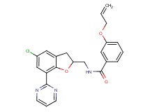 3-(allyloxy)-N-{[5-chloro-7-(2-pyrimidinyl)-2,3-dihydro-1-benzofuran-2-yl]methyl}benzamide