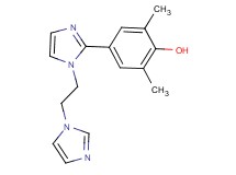 4-{1-[2-(1H-imidazol-1-yl)ethyl]-1H-imidazol-2-yl}-2,6-dimethylphenol