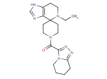 5-ethyl-1'-(5,6,7,8-tetrahydro[1,2,4]triazolo[4,3-a]pyridin-3-ylcarbonyl)-1,5,6,7-tetrahydrospiro[imidazo[4,5-c]pyridine-4,4'-piperidine]