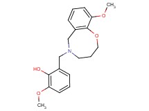 2-methoxy-6-[(10-methoxy-3,4-dihydro-2H-1,5-benzoxazocin-5(6H)-yl)methyl]phenol