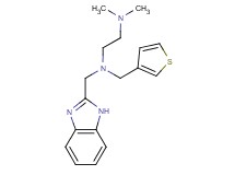 N-(1H-benzimidazol-2-ylmethyl)-N',N'-dimethyl-N-(3-thienylmethyl)ethane-1,2-diamine