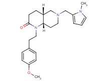 (4aR*,8aS*)-1-[2-(4-methoxyphenyl)ethyl]-6-[(1-methyl-1H-pyrrol-2-yl)methyl]octahydro-1,6-naphthyridin-2(1H)-one
