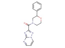 2-[(2-phenylmorpholin-4-yl)carbonyl][1,2,4]triazolo[1,5-a]pyrimidine