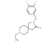 2-(3,4-difluorobenzyl)-8-ethyl-2,8-diazaspiro[4.5]decan-3-one