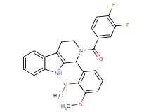 2-(3,4-difluorobenzoyl)-1-(2,3-dimethoxyphenyl)-2,3,4,9-tetrahydro-1H-beta-carboline