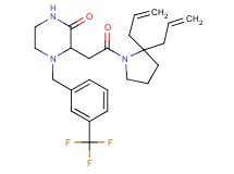 3-[2-(2,2-diallyl-1-pyrrolidinyl)-2-oxoethyl]-4-[3-(trifluoromethyl)benzyl]-2-piperazinone