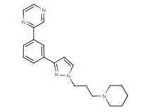 2-(3-{1-[3-(1-piperidinyl)propyl]-1H-pyrazol-3-yl}phenyl)pyrazine