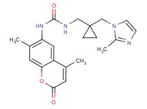 N-(4,7-dimethyl-2-oxo-2H-chromen-6-yl)-N'-({1-[(2-methyl-1H-imidazol-1-yl)methyl]cyclopropyl}methyl)urea