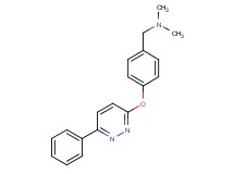 N,N-dimethyl-1-{4-[(6-phenylpyridazin-3-yl)oxy]phenyl}methanamine