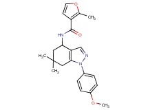 N-[1-(4-methoxyphenyl)-6,6-dimethyl-4,5,6,7-tetrahydro-1H-indazol-4-yl]-2-methyl-3-furamide