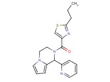 2-[(2-propyl-1,3-thiazol-4-yl)carbonyl]-1-(2-pyridinyl)-1,2,3,4-tetrahydropyrrolo[1,2-a]pyrazine