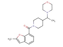 4-(1-{1-[(2-methyl-1-benzofuran-7-yl)carbonyl]-4-piperidinyl}ethyl)morpholine