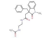 N-[2-(acetylamino)ethyl]-2-(3-benzyl-1-methyl-2-oxo-2,3-dihydro-1H-indol-3-yl)acetamide