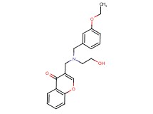 3-{[(3-ethoxybenzyl)(2-hydroxyethyl)amino]methyl}-4H-chromen-4-one