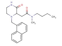 N-butyl-N-methyl-2-[1-(1-naphthylmethyl)-3-oxo-2-piperazinyl]acetamide