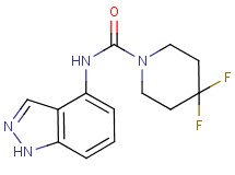 4,4-difluoro-N-1H-indazol-4-ylpiperidine-1-carboxamide