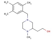 2-[1-methyl-4-(2,4,5-trimethylbenzyl)-2-piperazinyl]ethanol
