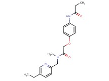 N-(4-{2-[[(5-ethylpyridin-2-yl)methyl](methyl)amino]-2-oxoethoxy}phenyl)propanamide