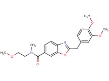 2-(3,4-dimethoxybenzyl)-N-(2-methoxyethyl)-N-methyl-1,3-benzoxazole-6-carboxamide