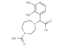 (4-acetyl-1,4-diazepan-1-yl)(2,3-dimethylphenyl)acetic acid