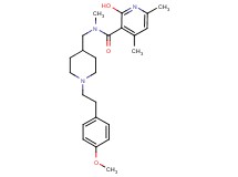 2-hydroxy-N-({1-[2-(4-methoxyphenyl)ethyl]-4-piperidinyl}methyl)-N,4,6-trimethylnicotinamide