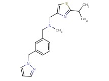 1-(2-isopropyl-1,3-thiazol-4-yl)-N-methyl-N-[3-(1H-pyrazol-1-ylmethyl)benzyl]methanamine
