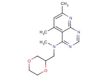 N-(1,4-dioxan-2-ylmethyl)-N,5,7-trimethylpyrido[2,3-d]pyrimidin-4-amine