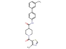 N-(3'-methyl-4-biphenylyl)-1-[(4-methyl-1,3-thiazol-5-yl)carbonyl]-4-piperidinecarboxamide
