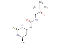 N-(3,3-dimethyl-2-oxobutyl)-2-[(4S*,6R*)-6-methyl-2-thioxohexahydropyrimidin-4-yl]acetamide