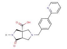(3aR*,6aS*)-1-oxo-5-(4-pyridin-2-ylbenzyl)hexahydropyrrolo[3,4-c]pyrrole-3a(1H)-carboxylic acid