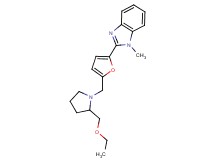 2-(5-{[2-(ethoxymethyl)pyrrolidin-1-yl]methyl}-2-furyl)-1-methyl-1H-benzimidazole