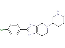 2-(4-chlorophenyl)-5-(3-piperidinyl)-4,5,6,7-tetrahydro-1H-imidazo[4,5-c]pyridine dihydrochloride
