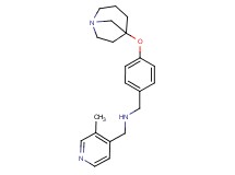 1-[4-(1-azabicyclo[3.2.1]oct-5-yloxy)phenyl]-N-[(3-methylpyridin-4-yl)methyl]methanamine