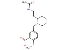 5-({2-[2-(acetylamino)ethyl]-1-piperidinyl}methyl)-2-methoxybenzoic acid