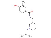 4-hydroxy-N-[(1-isobutylpiperidin-3-yl)methyl]-3-methylbenzamide
