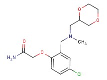 2-(4-chloro-2-{[(1,4-dioxan-2-ylmethyl)(methyl)amino]methyl}phenoxy)acetamide