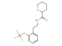 N-{2-[2-(trifluoromethoxy)phenyl]ethyl}tetrahydro-2H-pyran-2-carboxamide