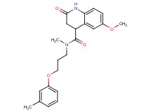 6-methoxy-N-methyl-N-[3-(3-methylphenoxy)propyl]-2-oxo-1,2,3,4-tetrahydro-4-quinolinecarboxamide