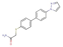 2-{[4'-(1H-pyrazol-1-yl)biphenyl-4-yl]thio}acetamide