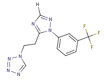 1-(2-{1-[3-(trifluoromethyl)phenyl]-1H-1,2,4-triazol-5-yl}ethyl)-1H-tetrazole