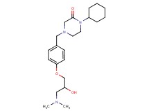 1-cyclohexyl-4-{4-[3-(dimethylamino)-2-hydroxypropoxy]benzyl}piperazin-2-one
