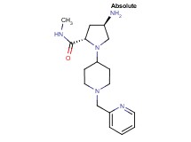 (4R)-4-amino-N-methyl-1-[1-(pyridin-2-ylmethyl)piperidin-4-yl]-L-prolinamide