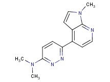 N,N-dimethyl-6-(1-methyl-1H-pyrrolo[2,3-b]pyridin-4-yl)pyridazin-3-amine