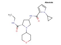(4S)-4-{[(1-cyclopropyl-1H-pyrrol-2-yl)carbonyl]amino}-N-ethyl-1-(tetrahydro-2H-pyran-4-yl)-L-prolinamide
