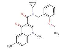 N-cyclopropyl-N-(2-ethoxybenzyl)-1,6-dimethyl-4-oxo-1,4-dihydroquinoline-3-carboxamide