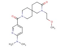 9-{[6-(dimethylamino)pyridin-3-yl]carbonyl}-2-(2-methoxyethyl)-2,9-diazaspiro[5.5]undecan-3-one